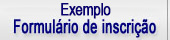 Formulário de inscrição